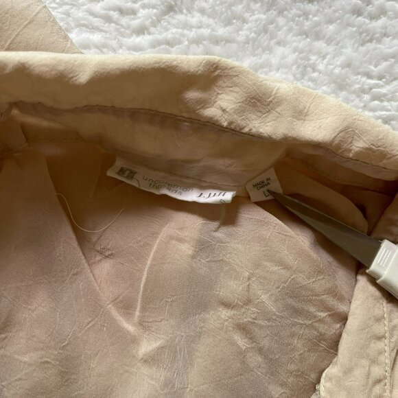 Uncommon Threads J. Jill Women's V-Neck Long Sleeve Tunic Blouse Cream Large - Picture 4 of 9